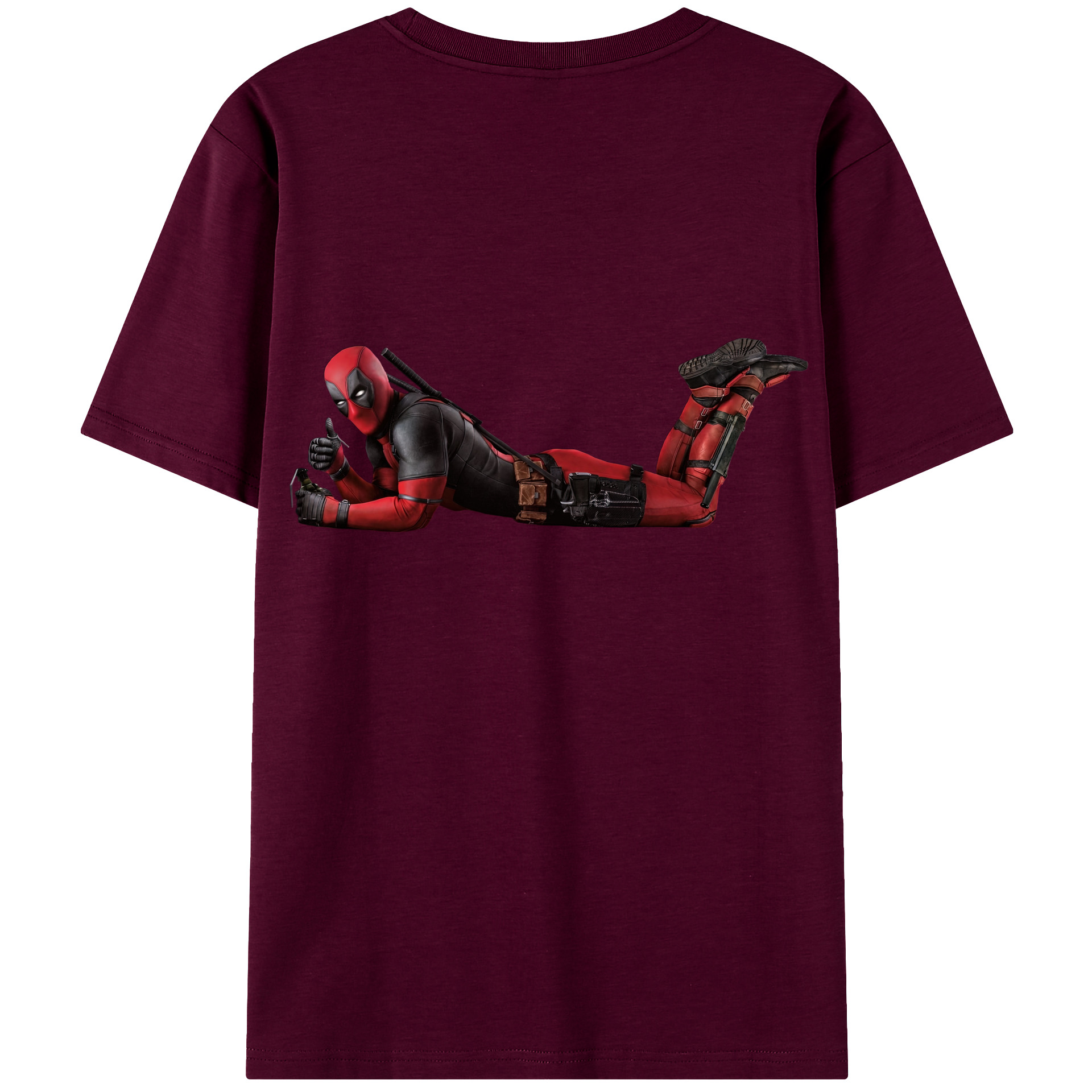 （画像用） Deadpool デッドプール レディース半袖Tシャツ(バックプリント)